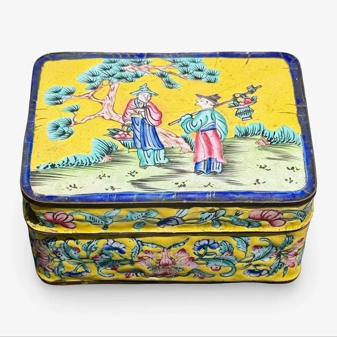 Chinese Canton Enamel Box (1 of 9)
