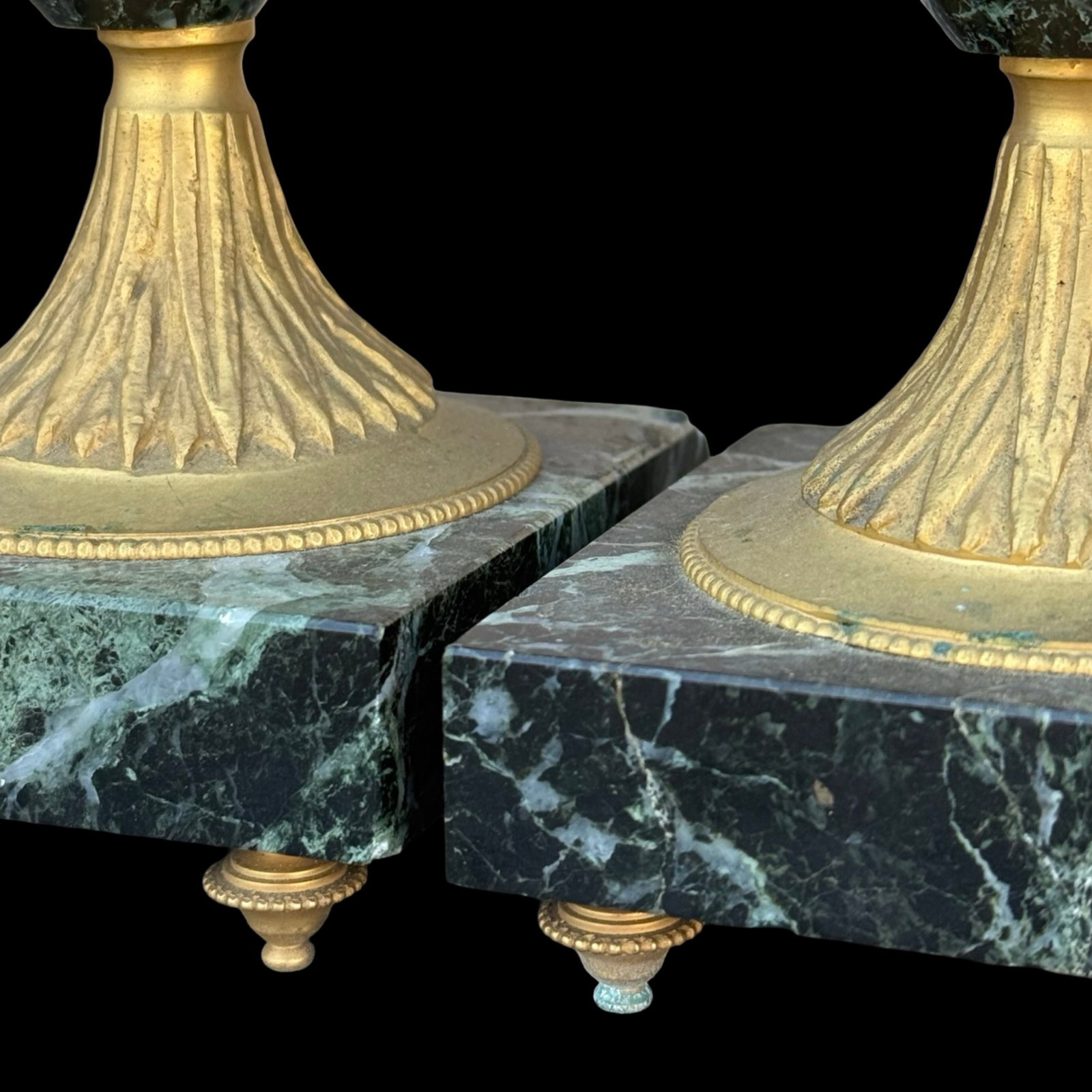 French Ormolu Marble Cassolettes Pair - 13