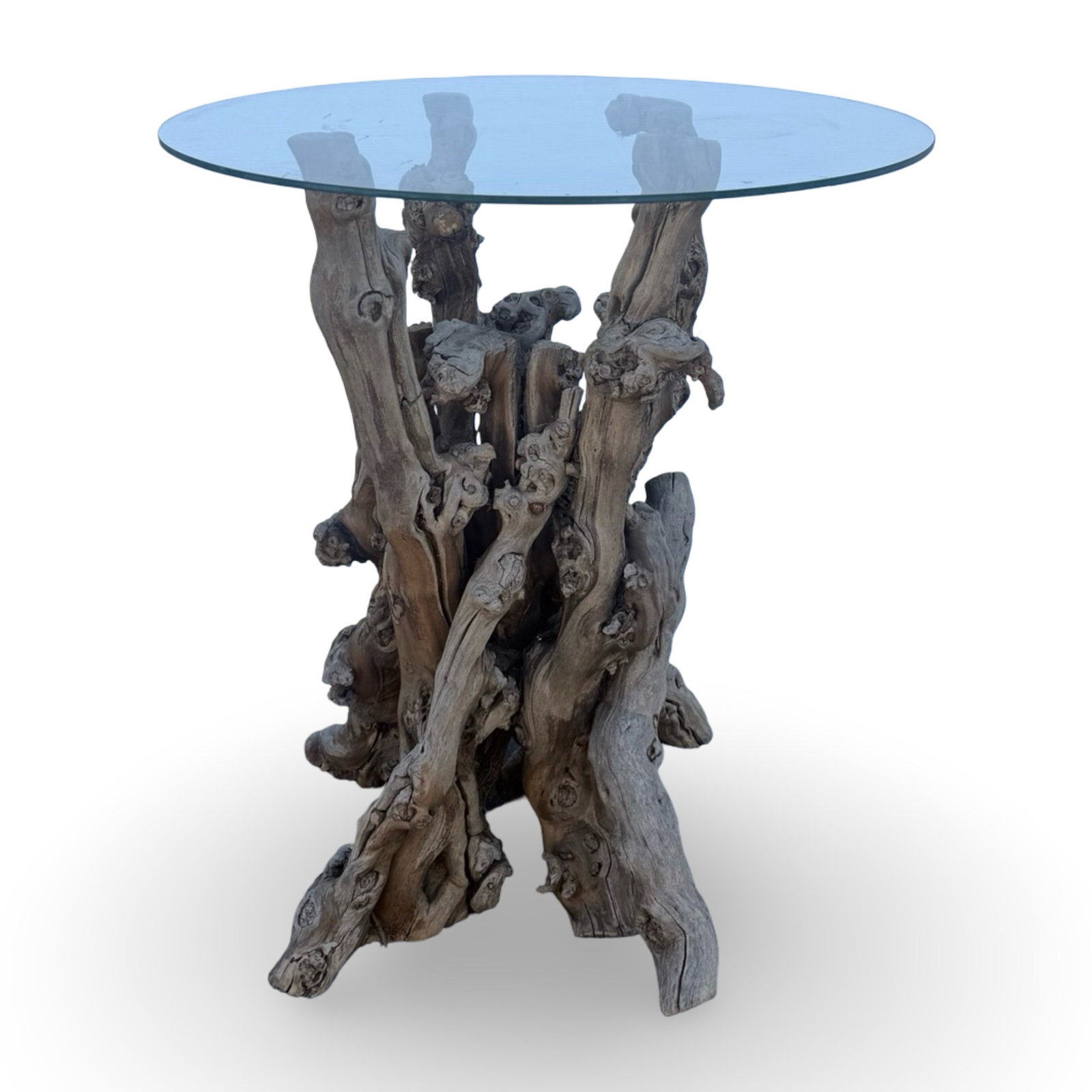 Tree Root Wood Side Table - 2