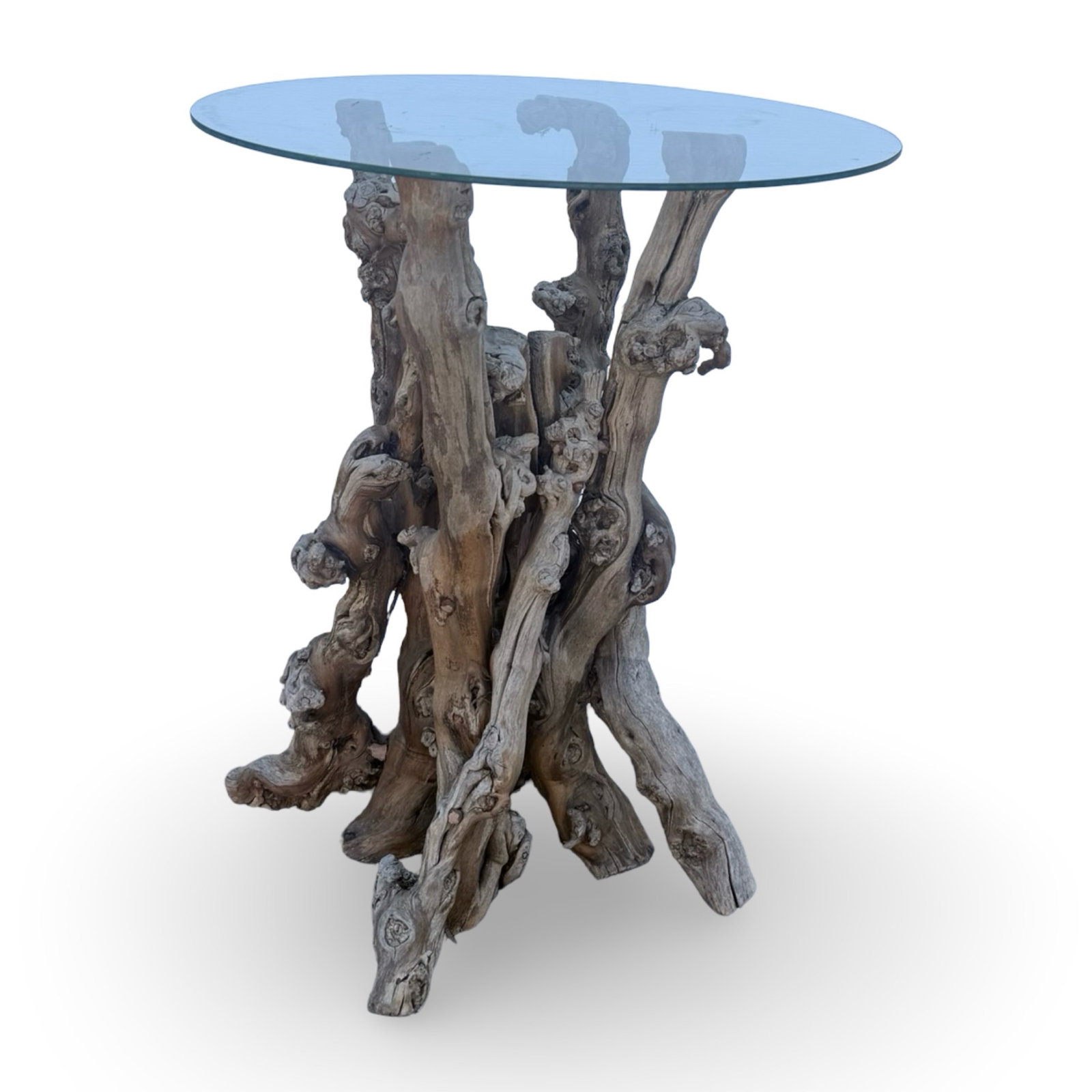 Tree Root Wood Side Table - 3