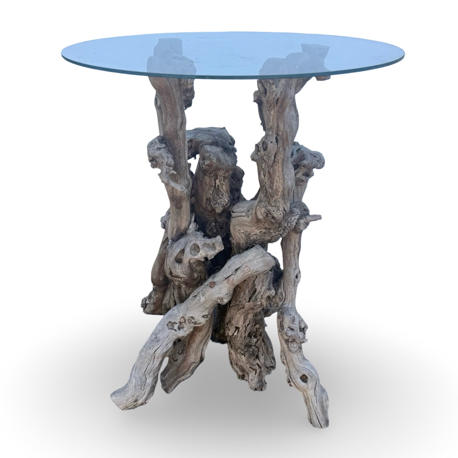 Tree Root Wood Side Table - 5
