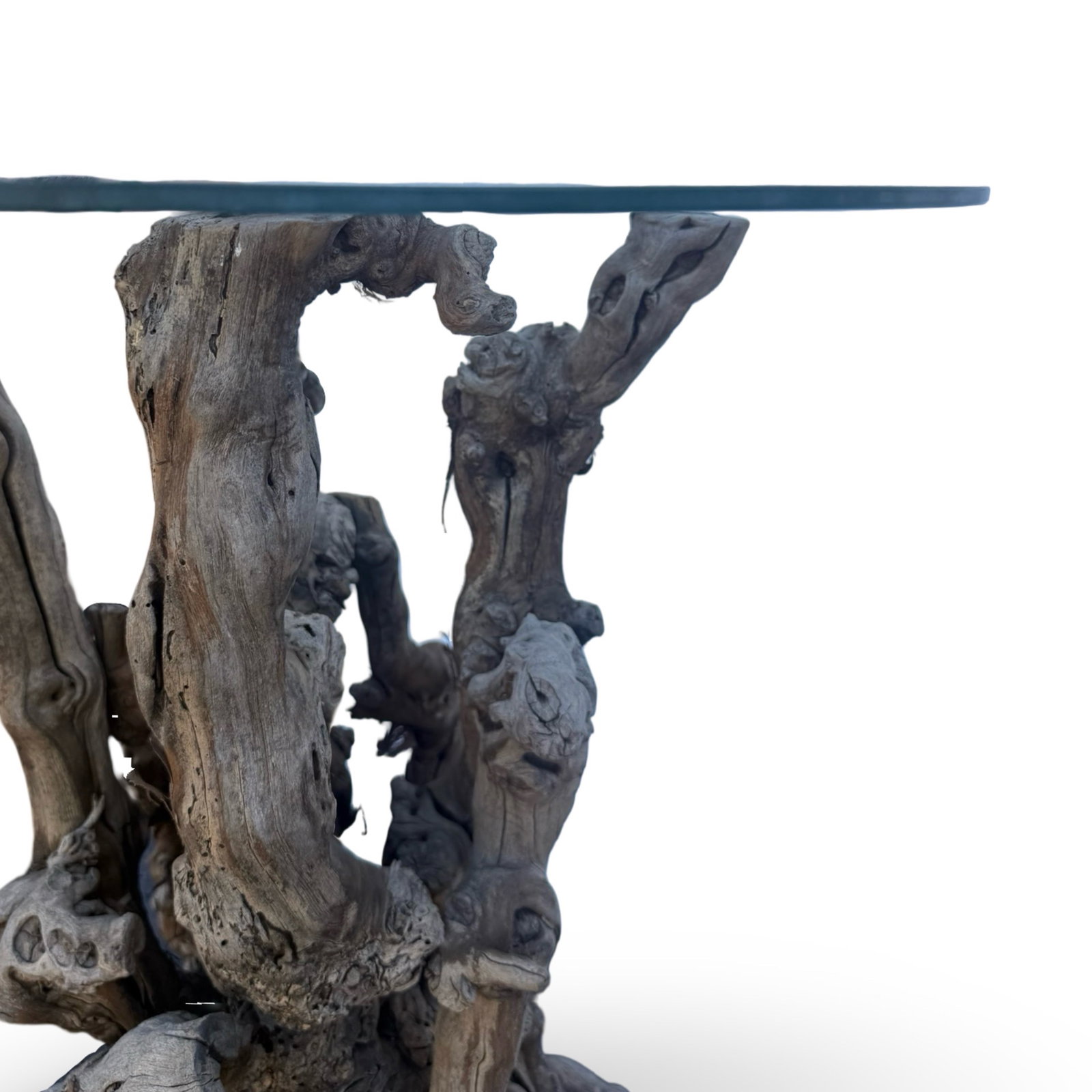 Tree Root Wood Side Table - 6