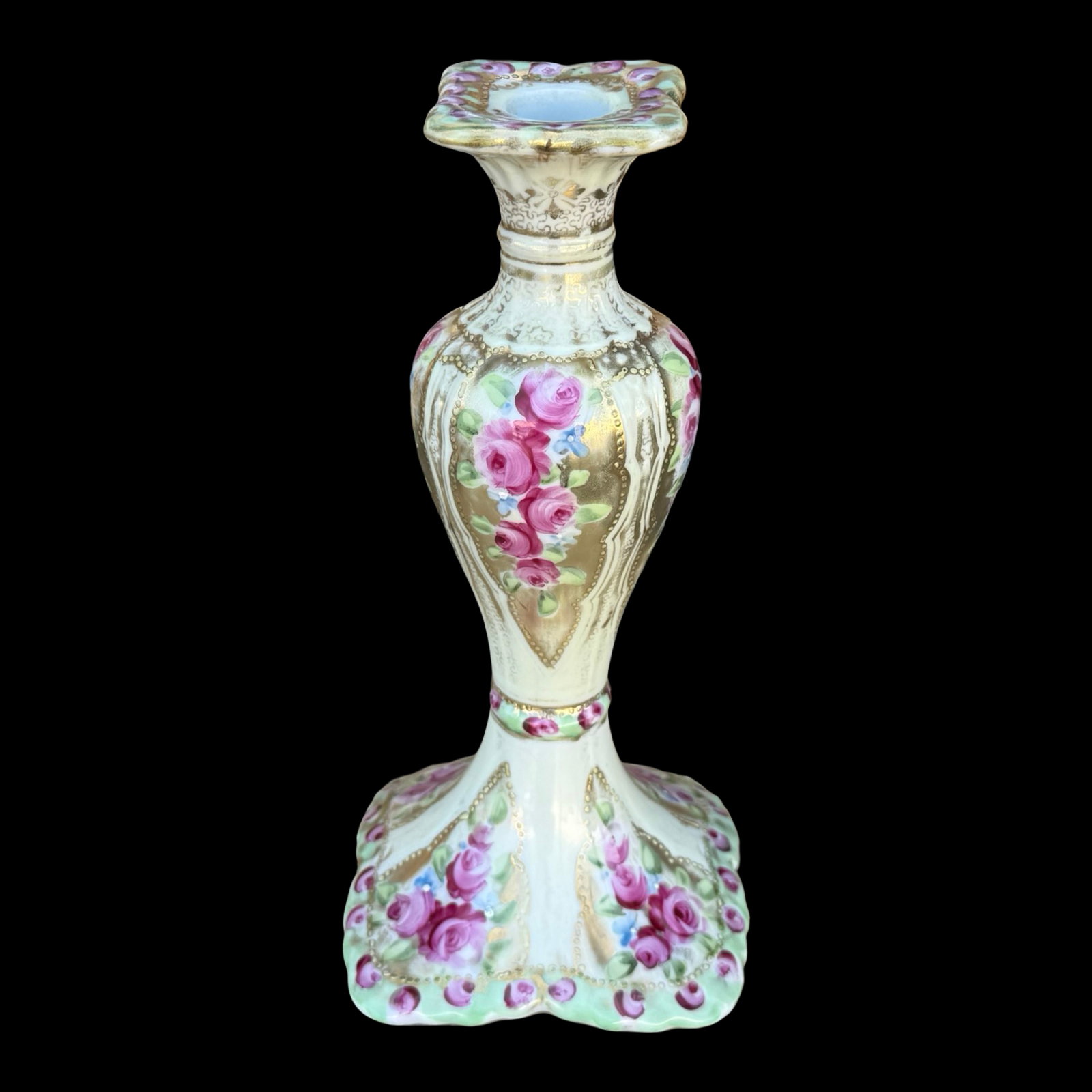 Antique French Porcelain Candlestick (1 of 7)