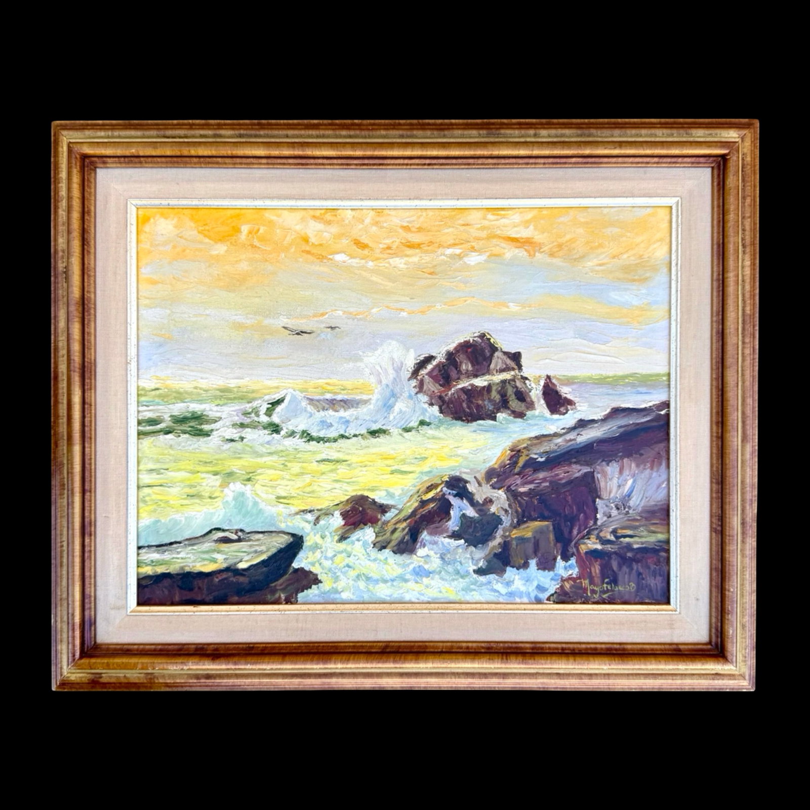 California Impressionist Seascape Painting (1 of 9)