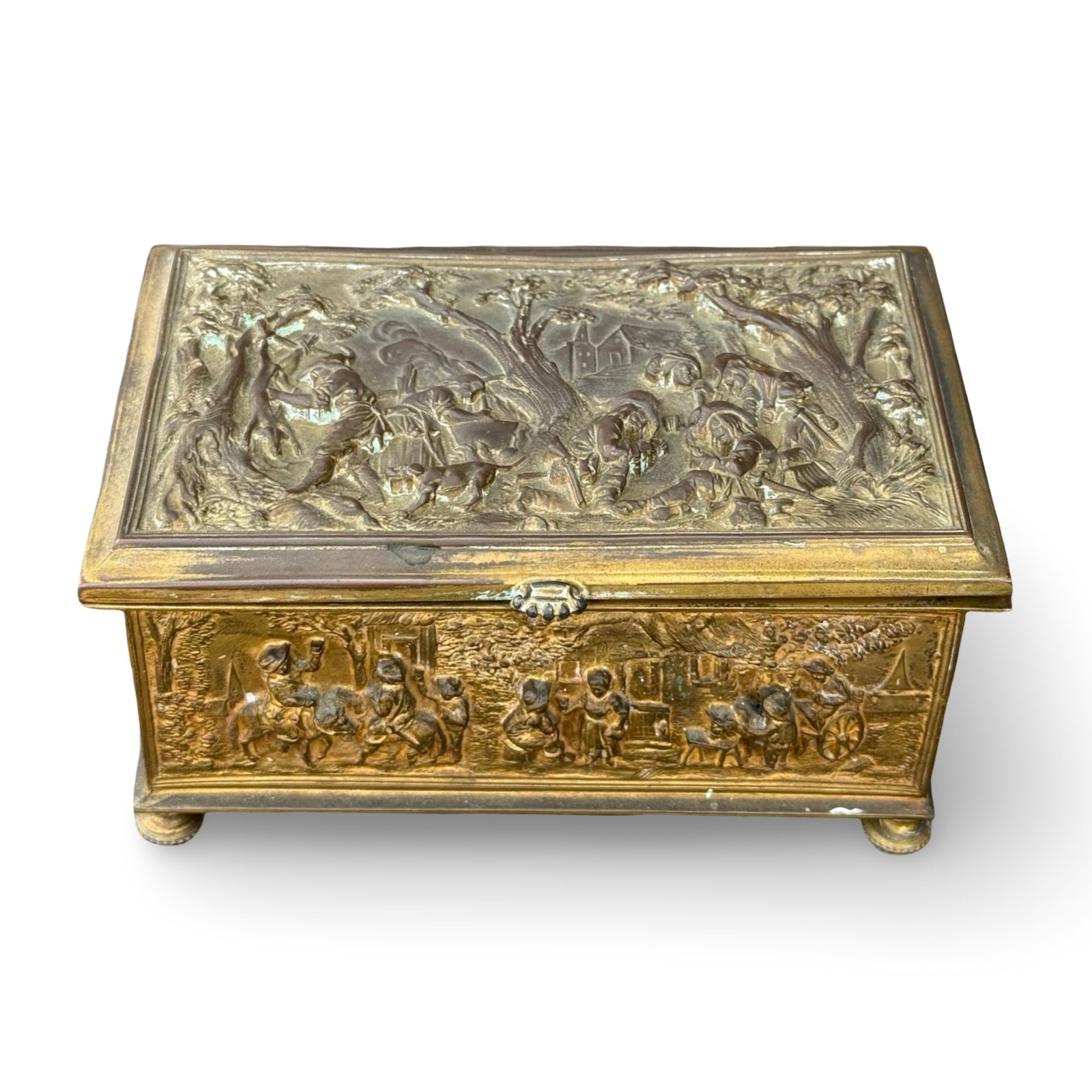 Barbour Silver Gilt Jewelry Casket Box (1 of 11)