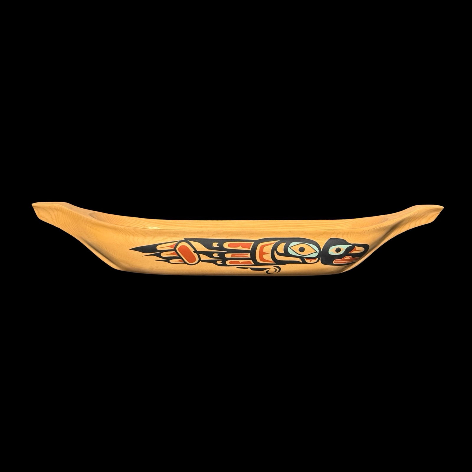 Pacific Northwest Coast Model Canoe (1 of 8)
