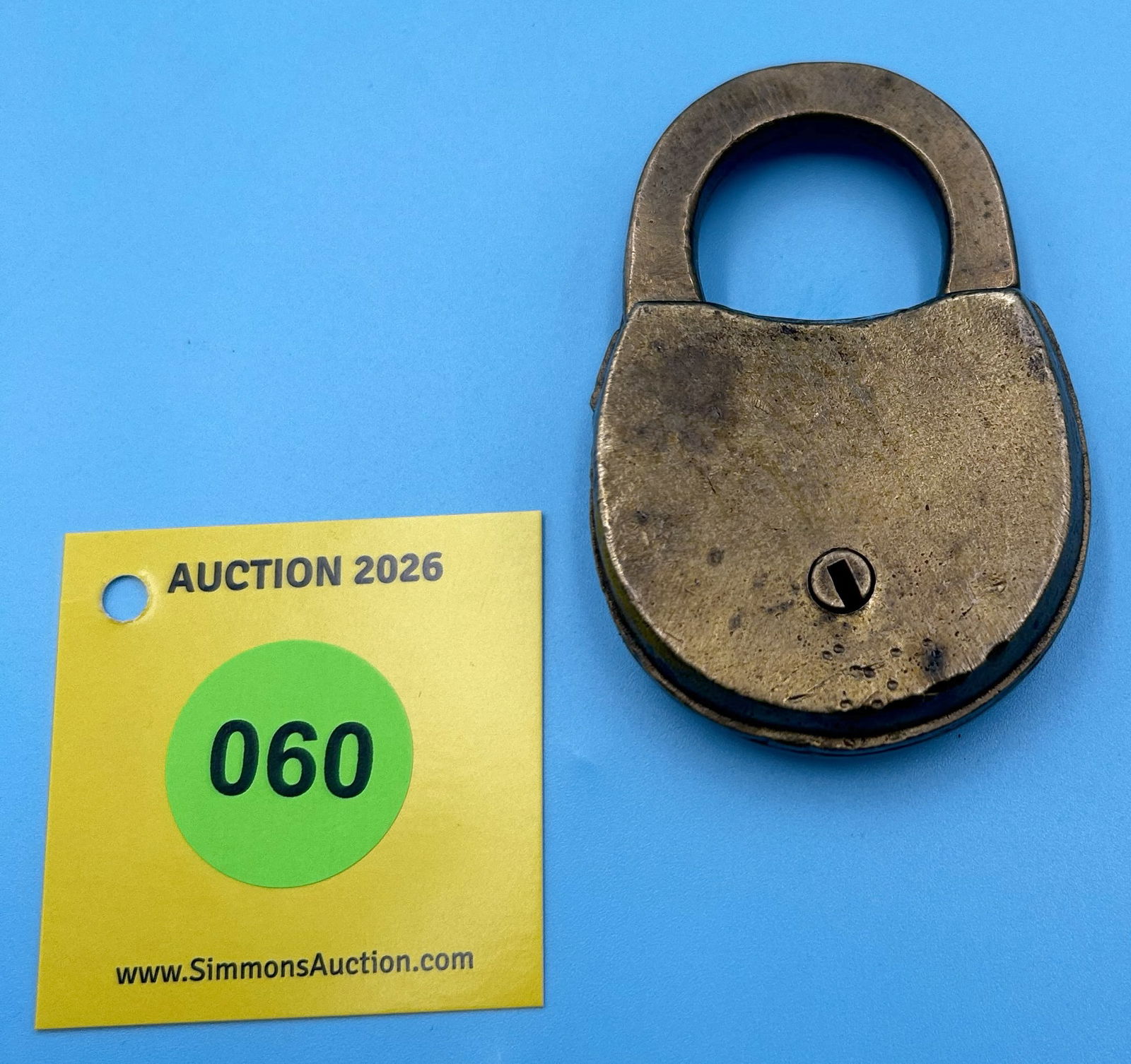 CRESENT ALL BRASS LOCK (with KEY) - 2