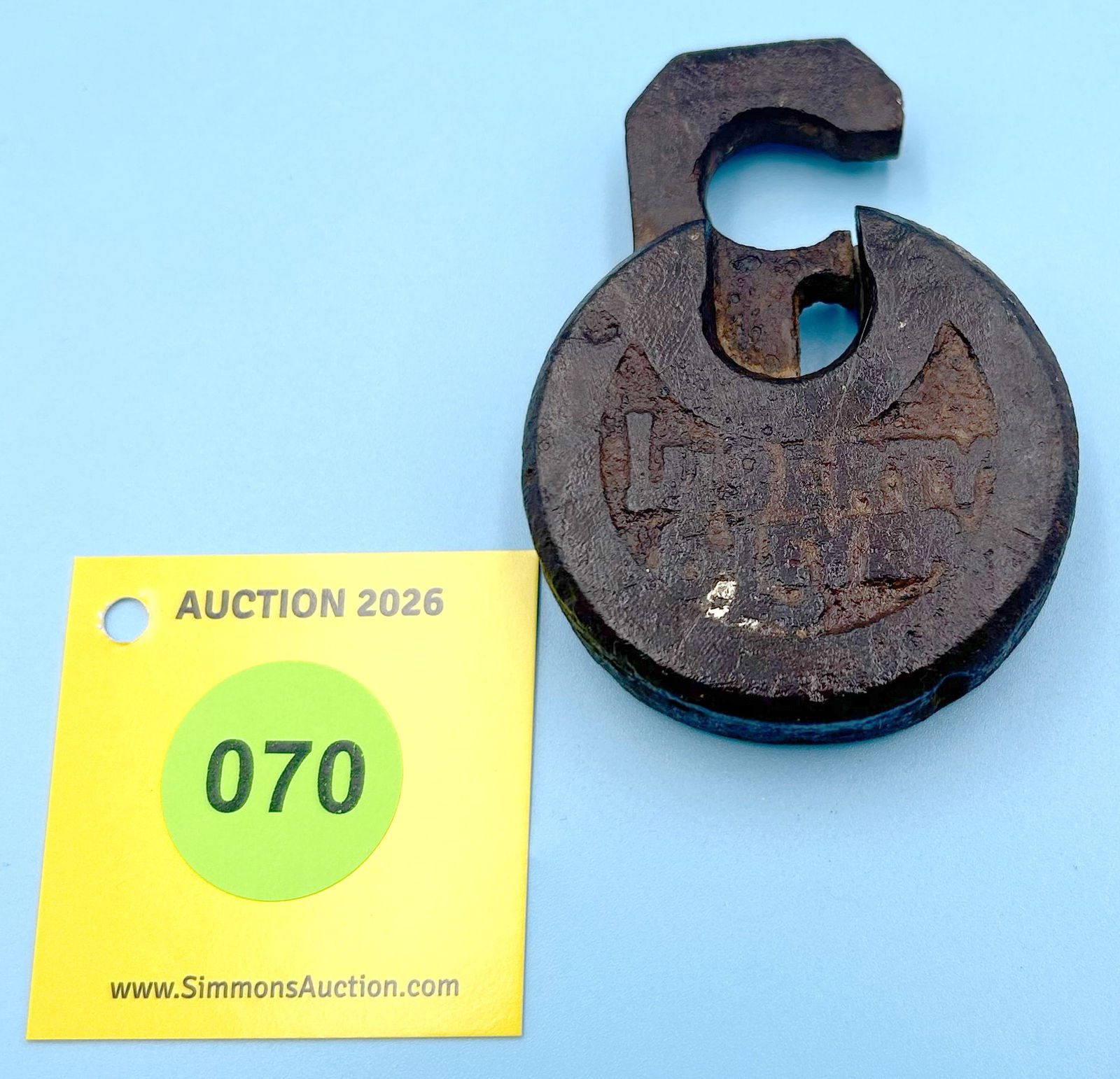 LIBERTY 6-LEVER PANCAKE ALL STEEL PADLOCK (NO KEY) (1 of 2)