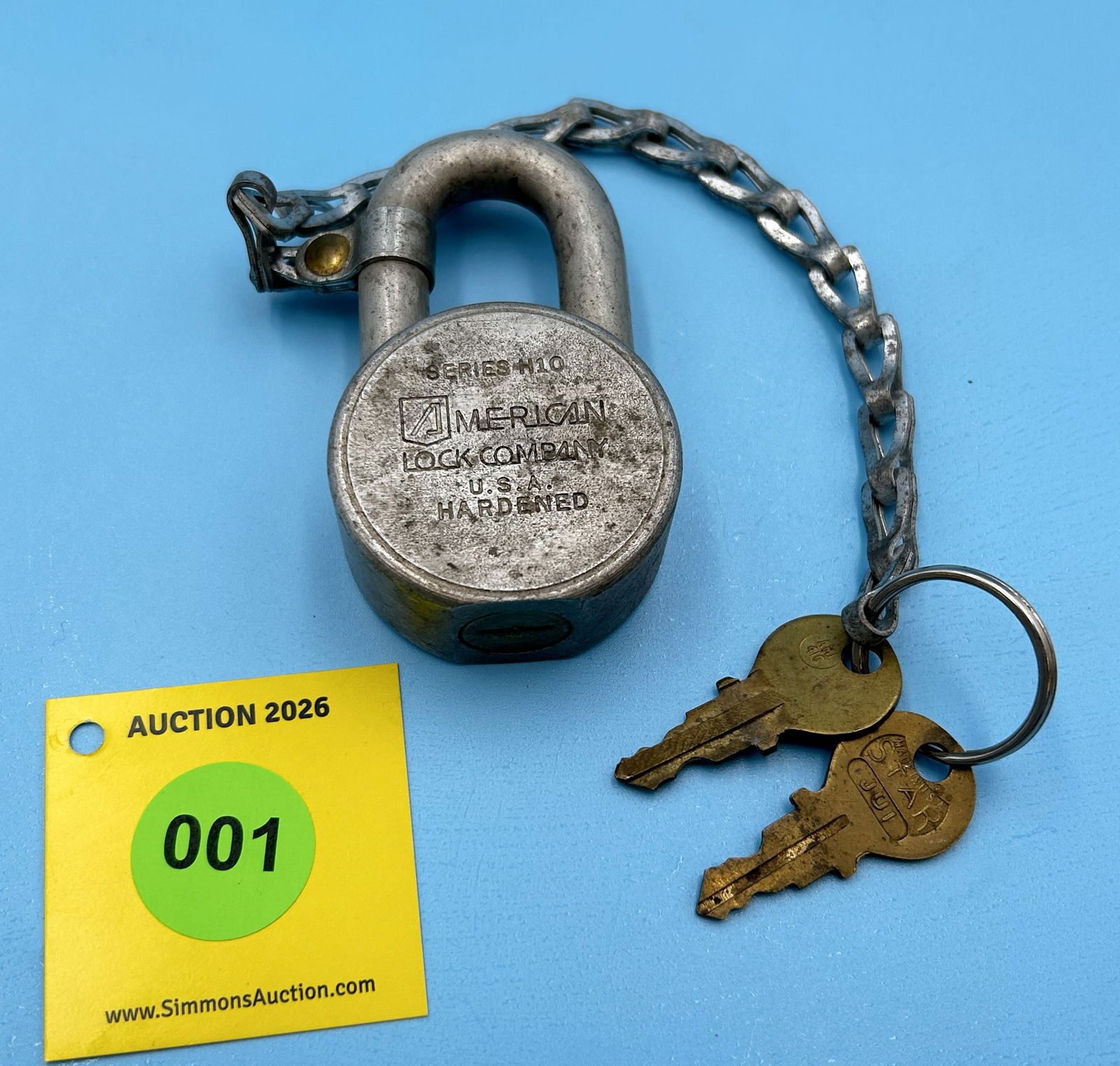 UNION PACIFIC RAILROAD (UPRR), MOTIVE POWER AND MACHINERY DEPARTMENT, AMERICAN LOCK CO U.S.A HA - 2