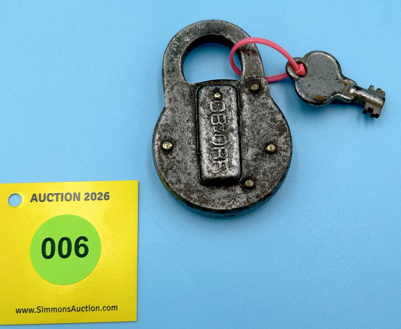 CHICAGO BURLINGTON 7 QUINCY RAILROAD W/ KEY AND DUST COVER: CHICAGO BURLINGTON 7 QUINCY RAILROAD W/ KEY AND DUST COVER