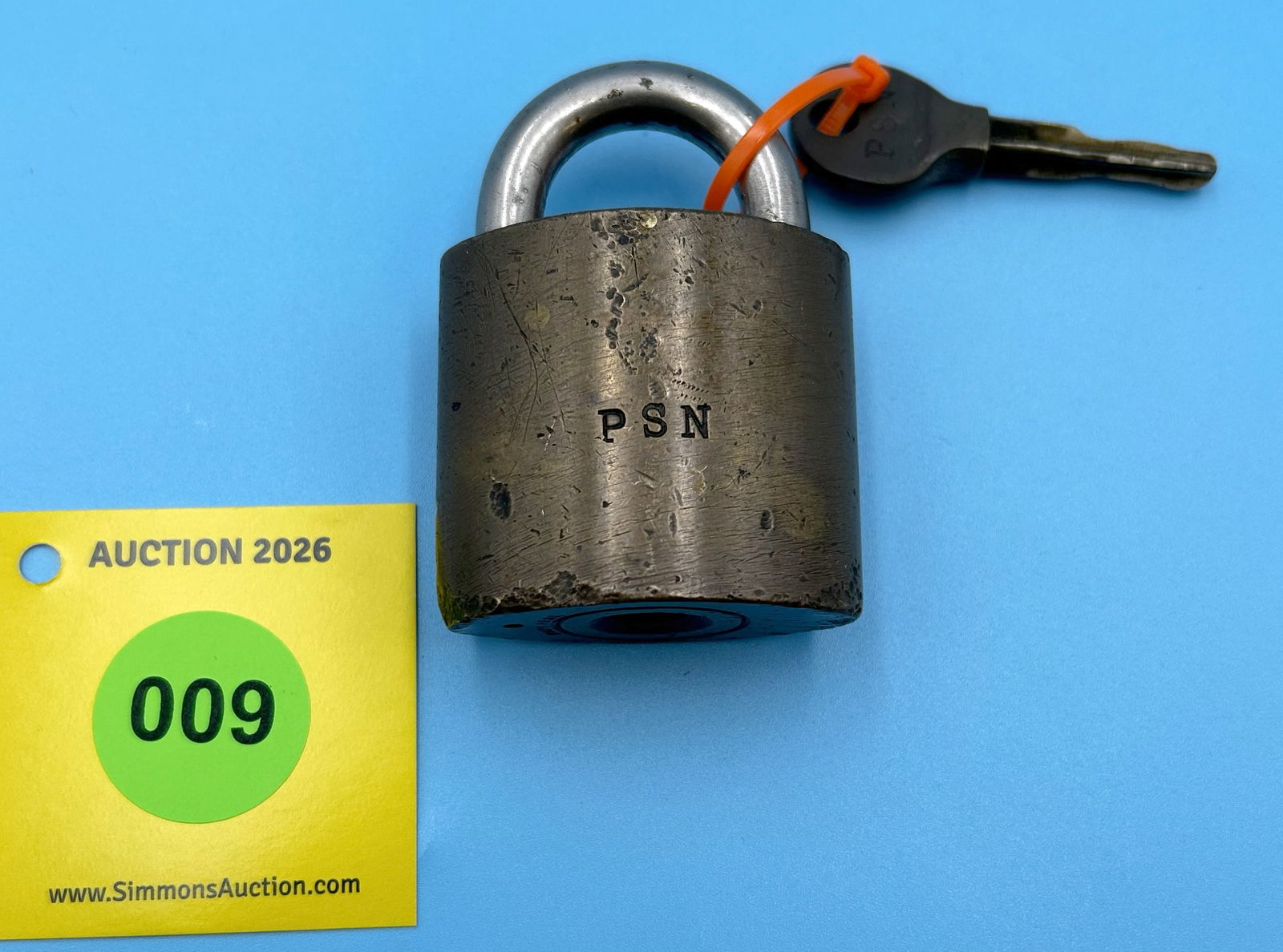 CLEVELAND PUGET SOUND NAVIGATION 4-WAY BRASS PADLOCK STEEL SHACKLE (WITH KEY) - 2