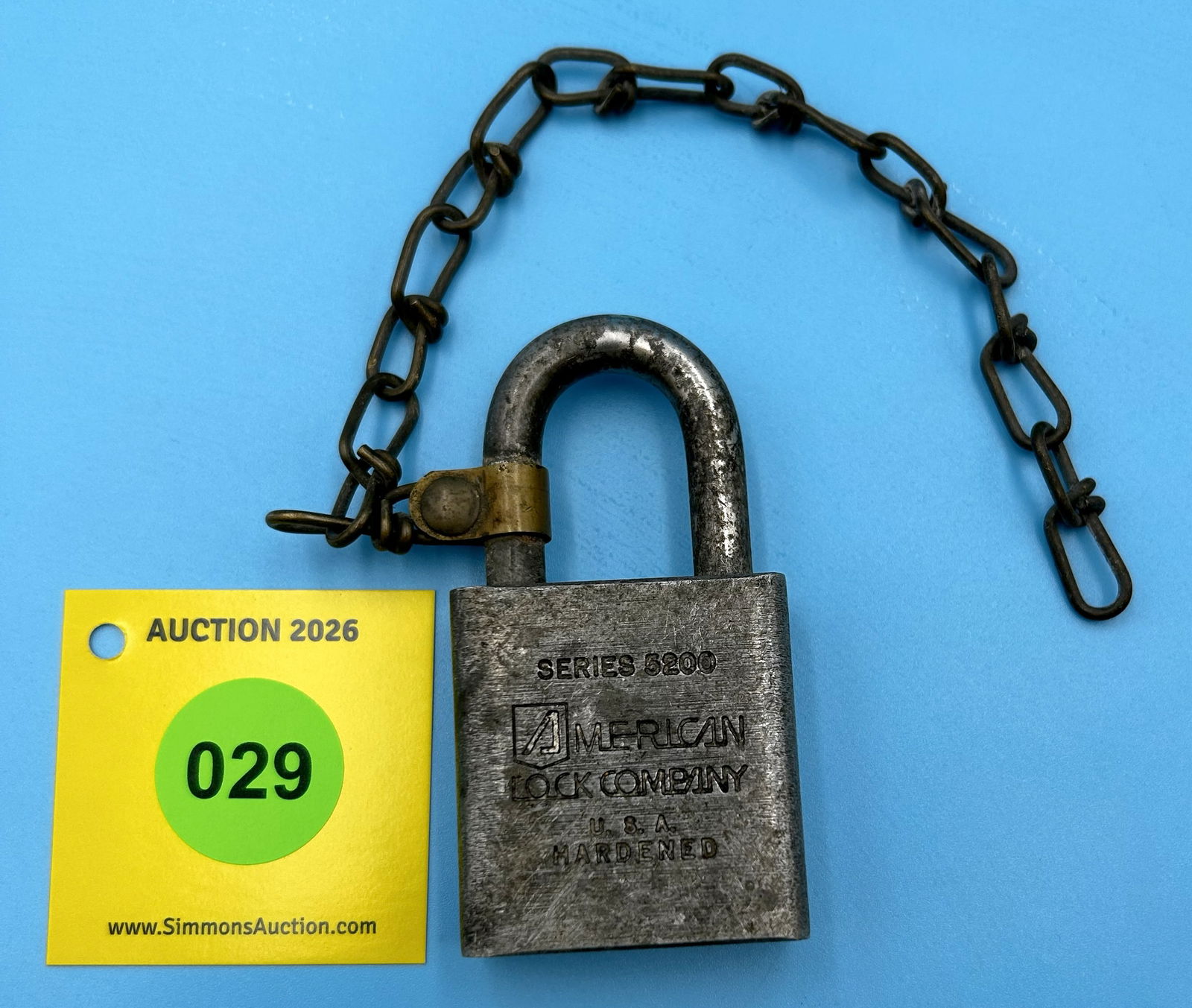 UNION PACIFIC RAILROAD (UPRR), SIGNAL DEPT. AMERICAN ALL STEEL LOCK COMPANY U.S.A. HARDENED SERIE... - 2