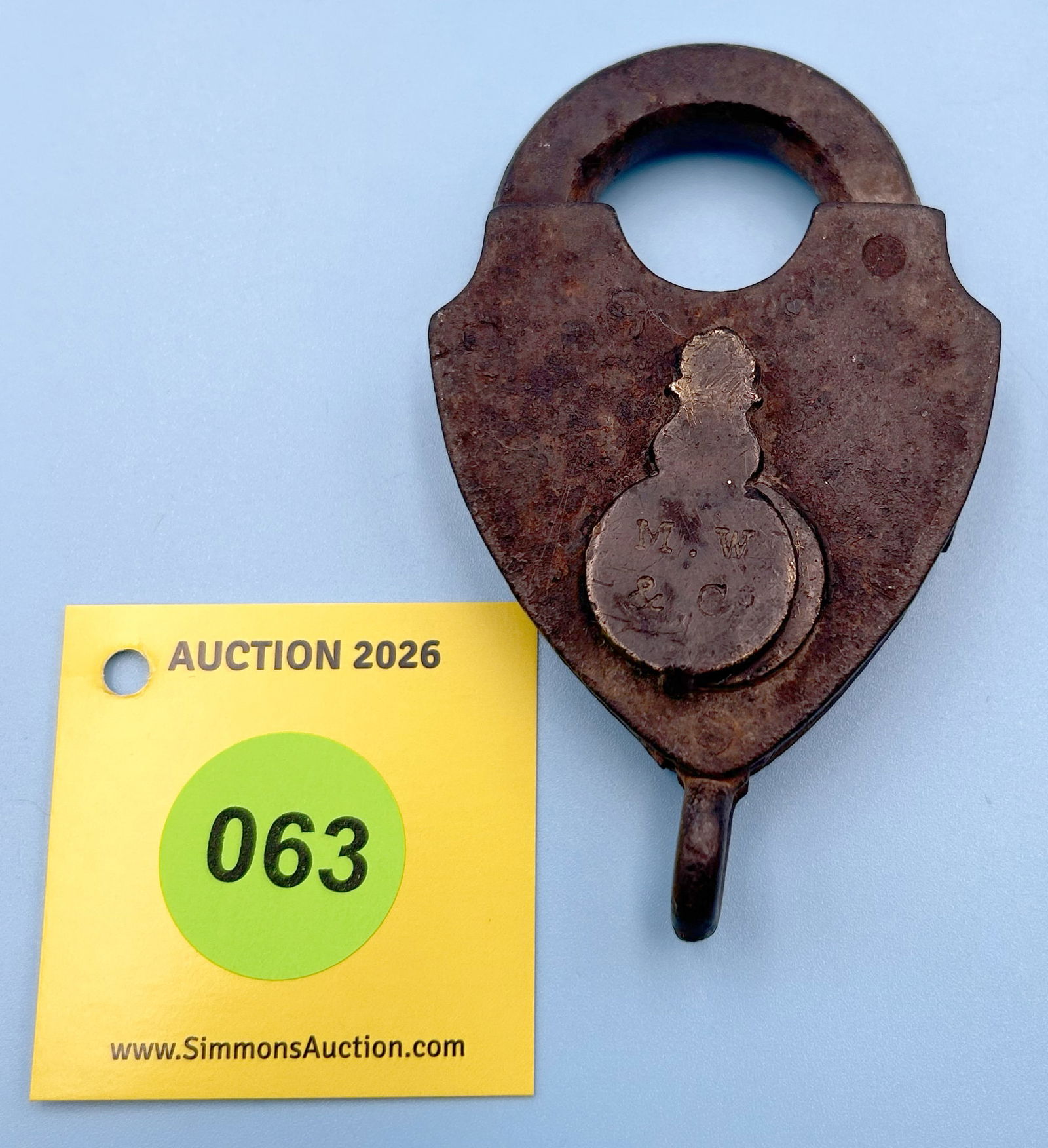 MW & CO. ALL STEEL LOCK WITH DUST COVER, (NO KEY): MW & CO. ALL STEEL LOCK WITH DUST COVER, (NO KEY)