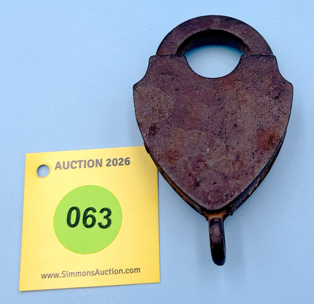 MW & CO. ALL STEEL LOCK WITH DUST COVER, (NO KEY) - 2