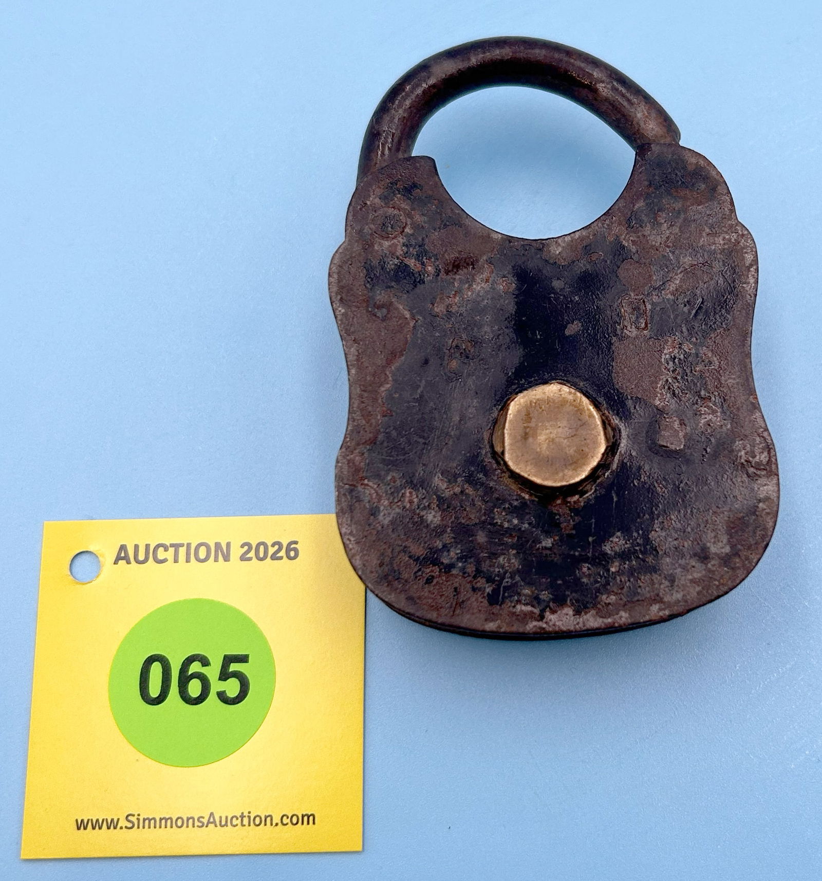 NLM CO ALL STEEL LOCK WITH DUST COVER, (NO KEY) - 2