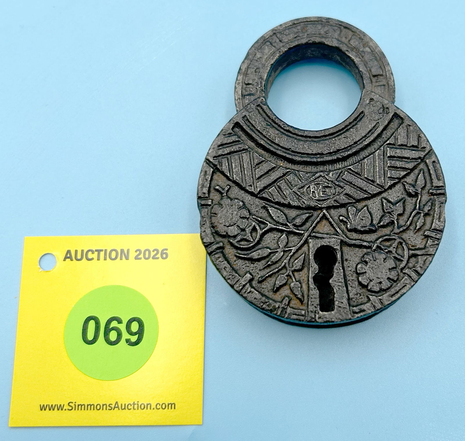 RUSSELL & ERWIN JAPANESE PATTERN LOCK (NO KEY): RUSSELL & ERWIN JAPANESE PATTERN LOCK (NO KEY)