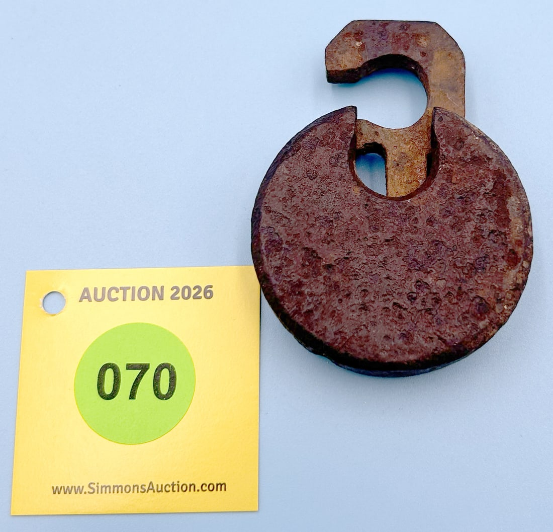 LIBERTY 6-LEVER PANCAKE ALL STEEL PADLOCK (NO KEY) - 2