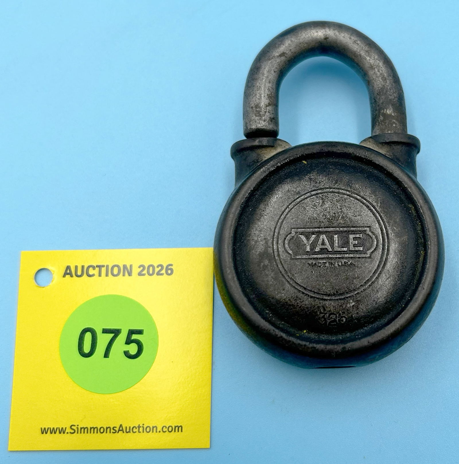 THE YALE & TOWNE MFG CO. 136 ALL STEEL LOCK (NO KEY): THE YALE & TOWNE MFG CO. 136 ALL STEEL LOCK (NO KEY)
