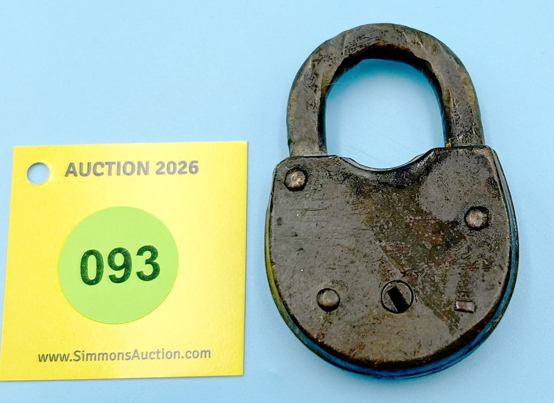 EAGLE ALL BRASS LOCK, (NO KEY) - 2