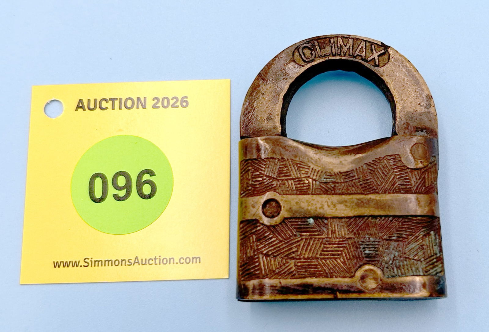 CLIMAX ALL BRASS LOCK (NO KEY): CLIMAX ALL BRASS LOCK (NO KEY) 