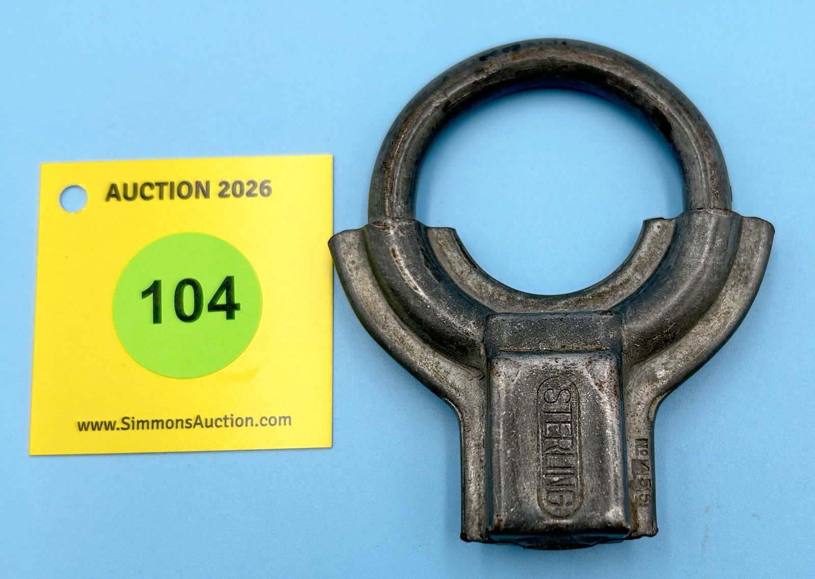 STERLING NUMBER 455 MINNEAPOLIS MINNSODA LOCK CO (NO KEY): STERLING NUMBER 455 MINNEAPOLIS MINNSODA LOCK CO (NO KEY) 