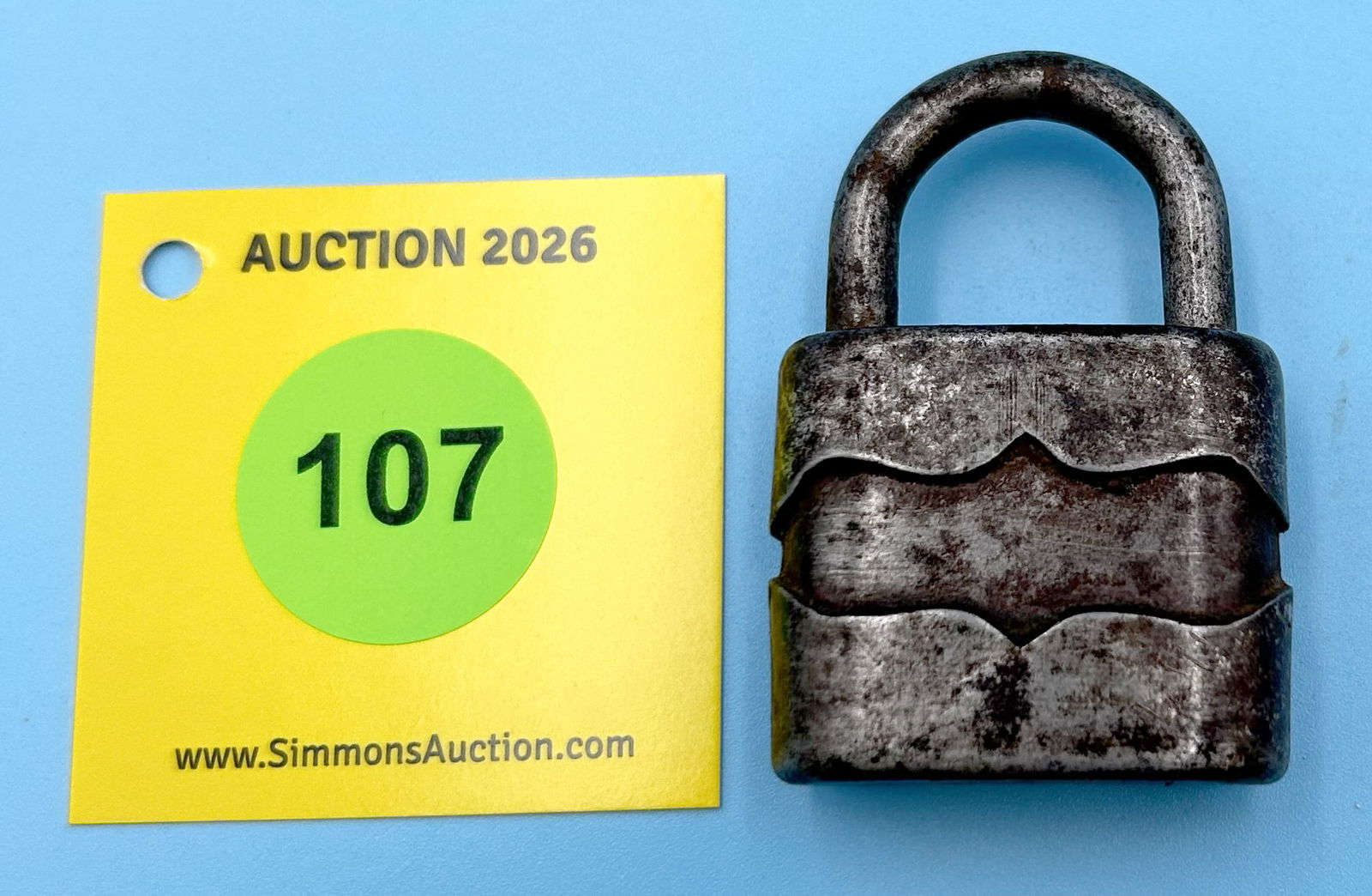 G & J LARGE MADE IN USA ALL STEEL, (NO KEY) - 2