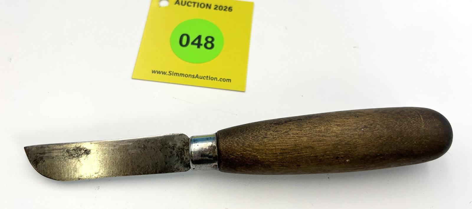 D. Harrington & Son - Early Shoe Knife, wood handle, lightly used (1 of 3)