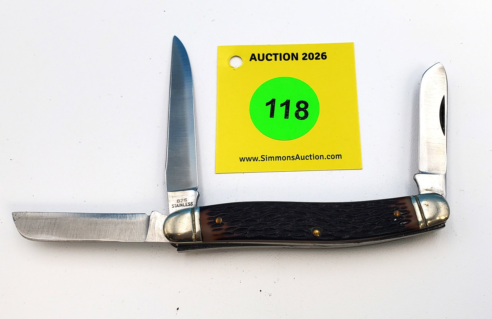 Schrade Walden USA - Delrin handle 825 Stockman, new in box, full etch, good snap (1 of 4)