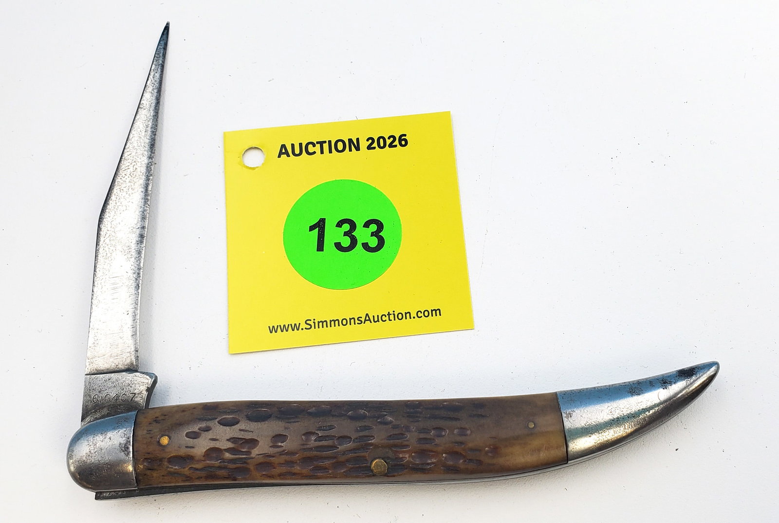 Robeson -1917-39 bone large toothpick, heavy use, no chips or cracks, good snap - 2