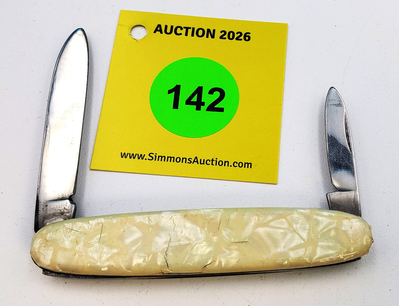 Made in Germany - cracked ice pen knife, not sharpened, good snap, no cracks (1 of 3)