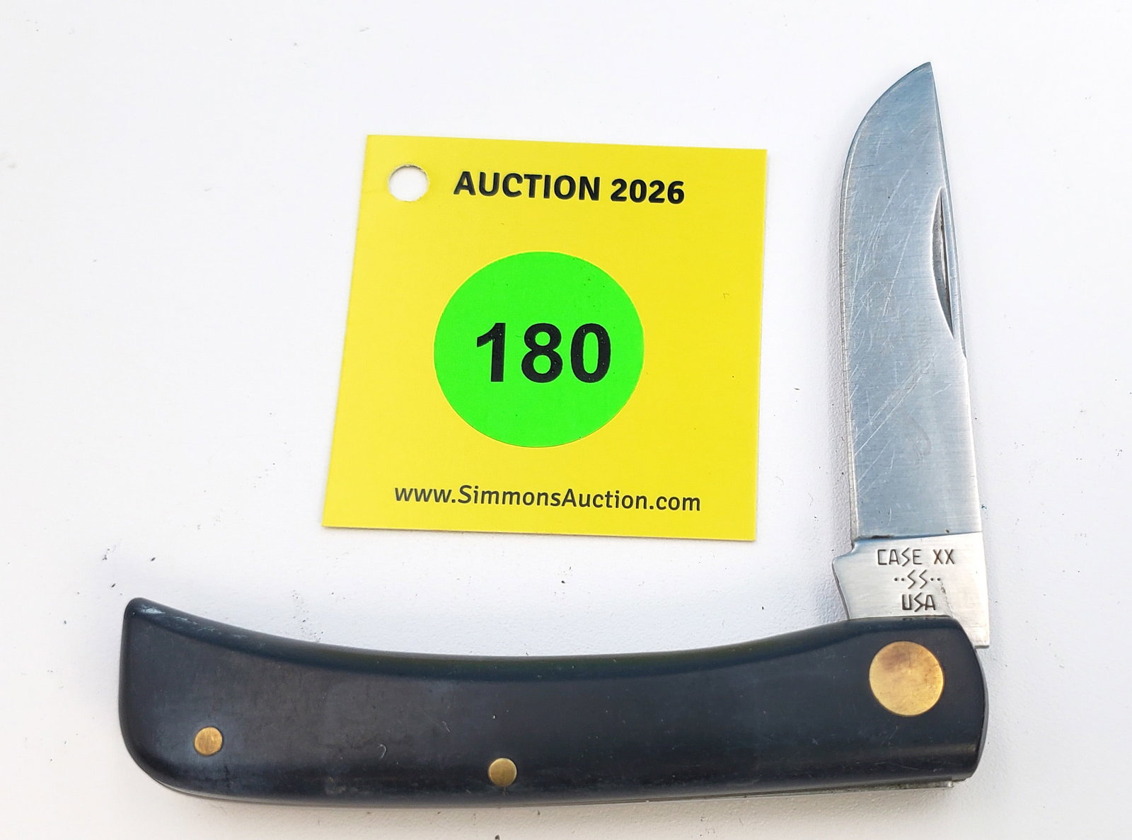 1986 Case - synthetic stainless Sodbuster Jr., light use, full etch, good snap, no cracks (1 of 3)