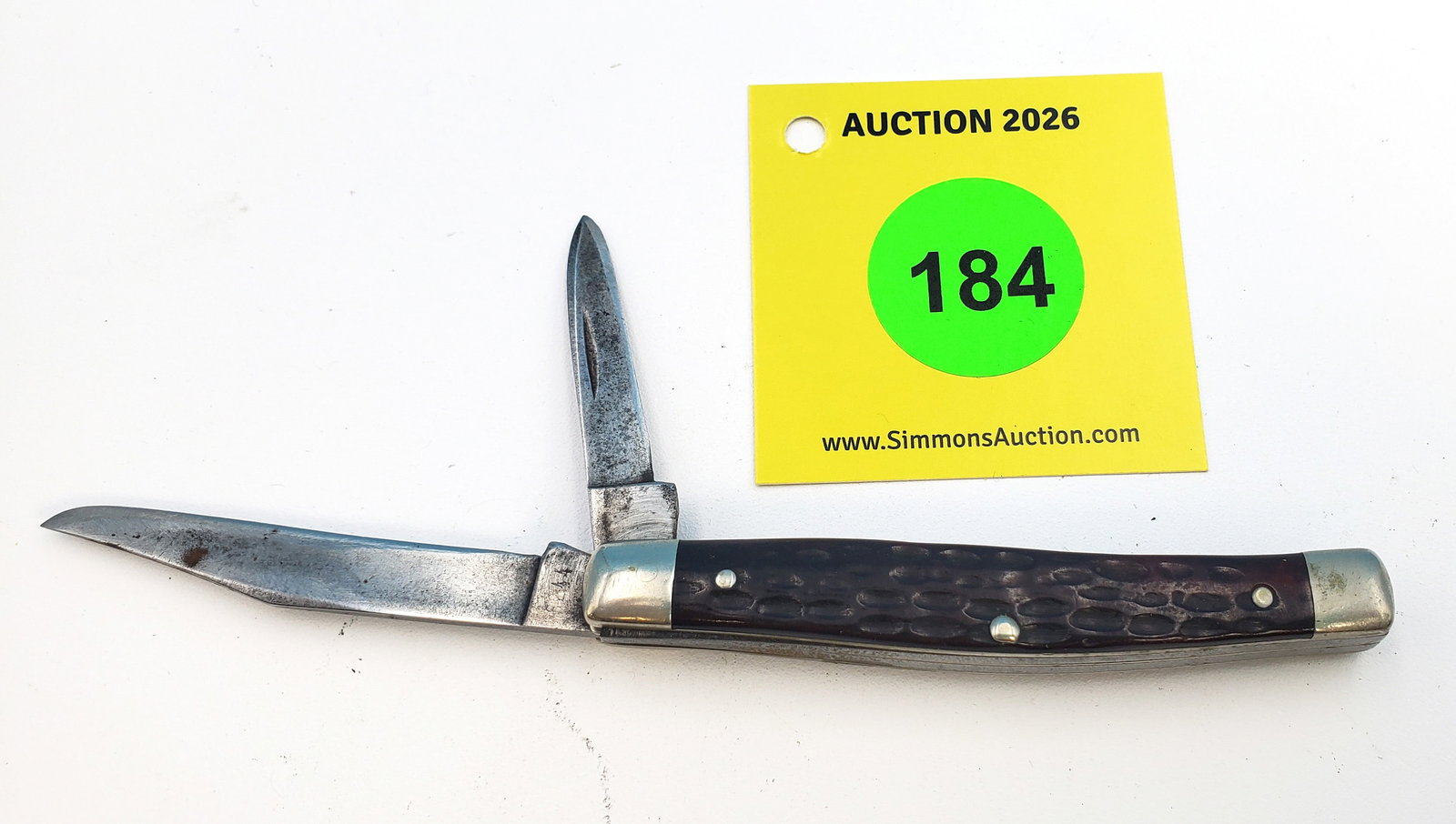 1940-64 Case XX-6244 Red Bone Jack, no chips or cracks, used and sharpened, good snap - 3