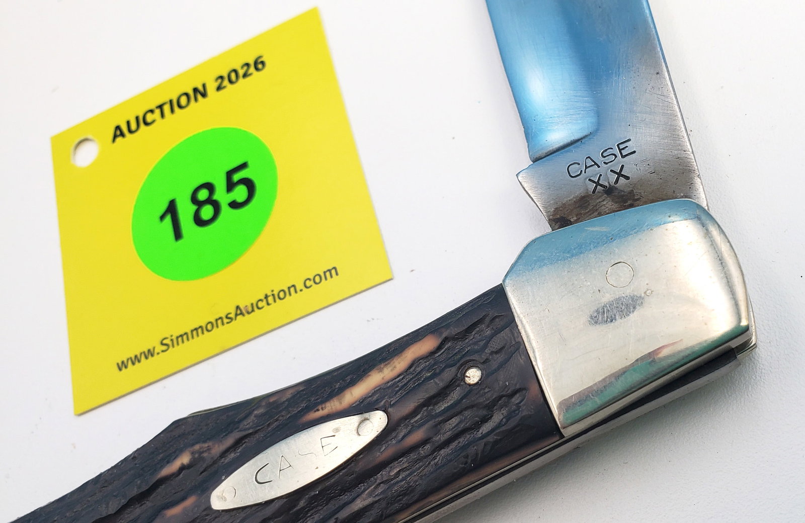 Case Parts Knife - frame and blade are XX, handles are Stagelon w/Derlin Shield, weak snap, no cr... - 2