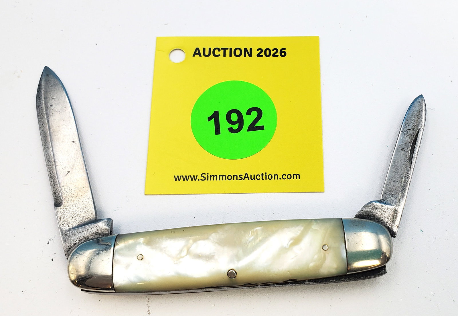 Case Bros. - pearl handle equal end jack, no cracks, some chipping on the edges, full blades, goo... (1 of 3)