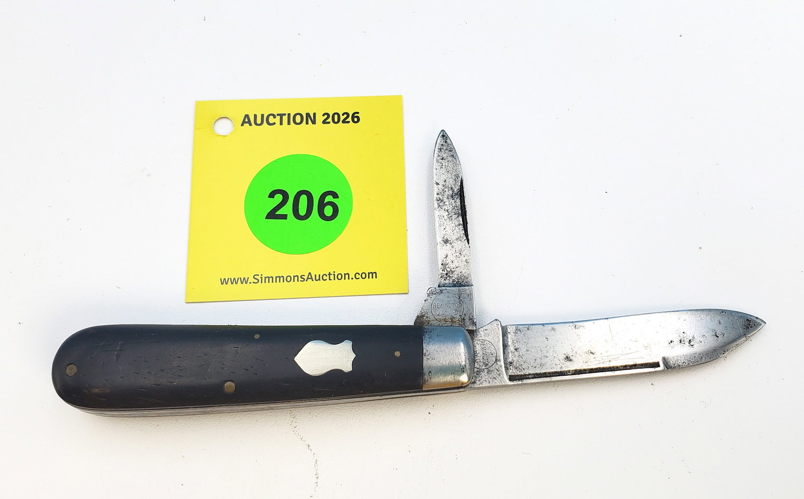 1920-24 Remington - R71 Ebony Bare head jack, used and sharpened, good snap, no cracks (1 of 4)