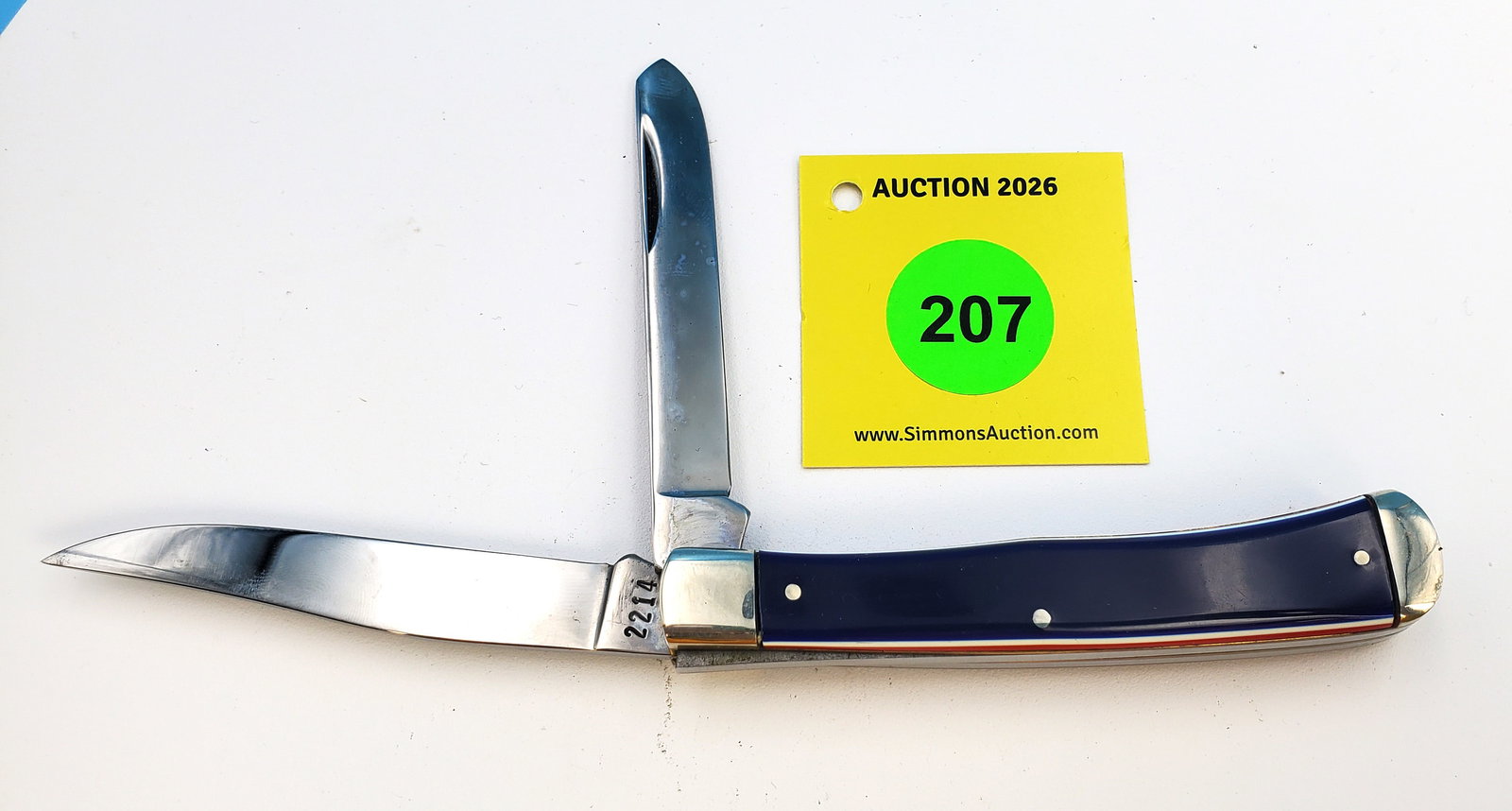 Kabar - 1976 Bicentennial Trapper, Mint in box, COA, slip and box in great shape, unused (1 of 5)