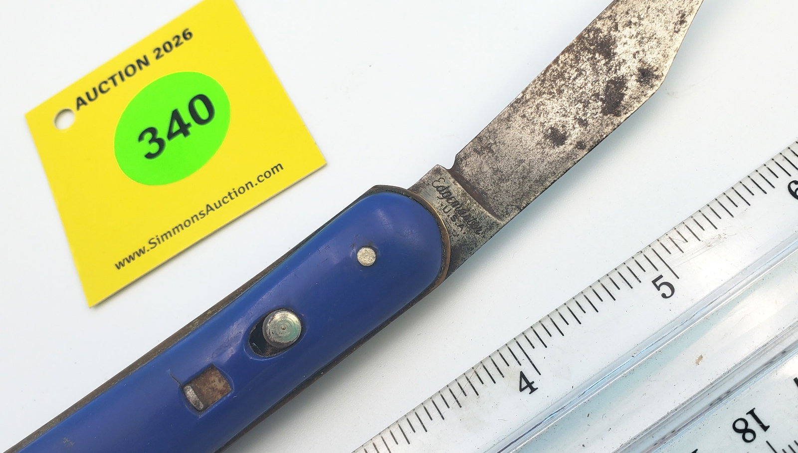 push button, Edgemaster, Small crack on handle , Weak spring - 2