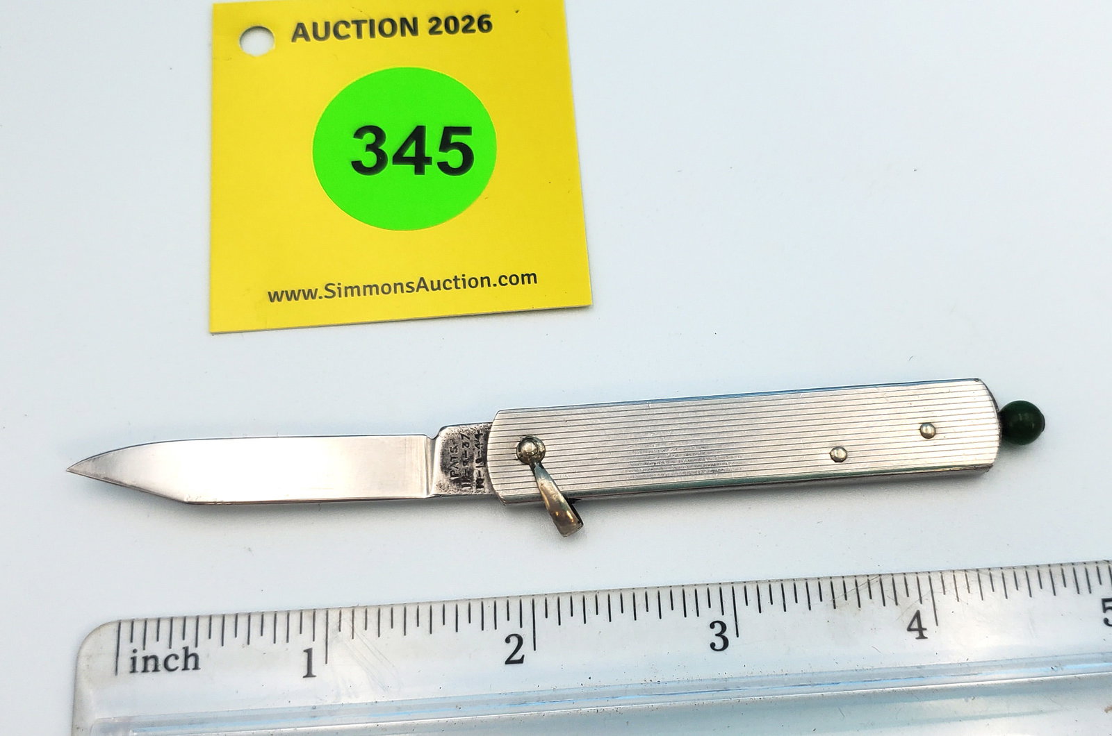 Switchblade, G.Schrade, Bridgeport CT, pull tab - 3