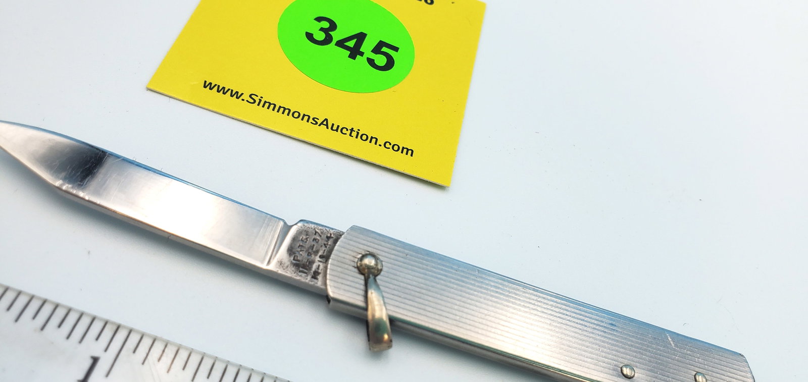 Switchblade, G.Schrade, Bridgeport CT, pull tab - 4