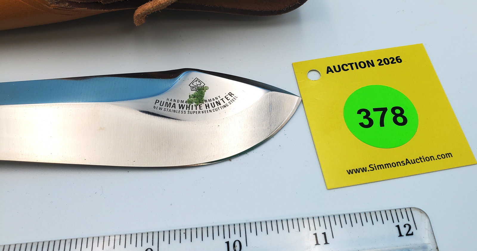 Puma White Hunter No. 6375 w/ sheath new in box - 4