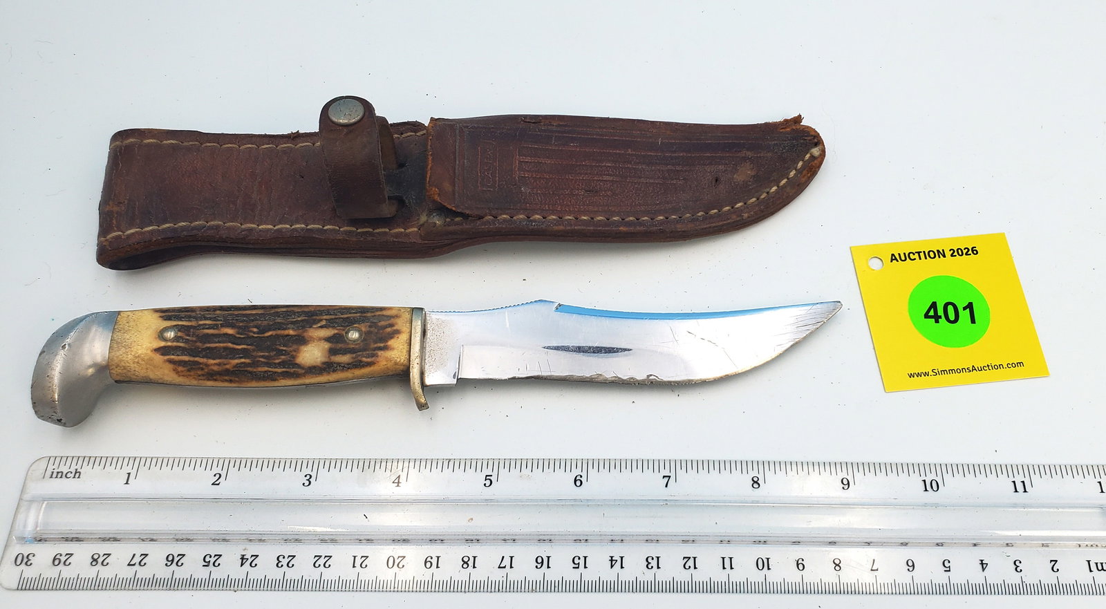Case knife w/ marked sheath - 3