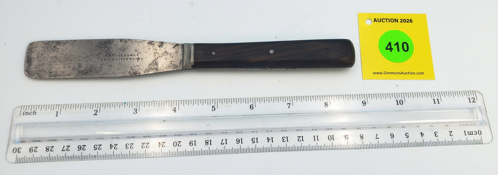 Russell green river works spatula knife (1 of 3)