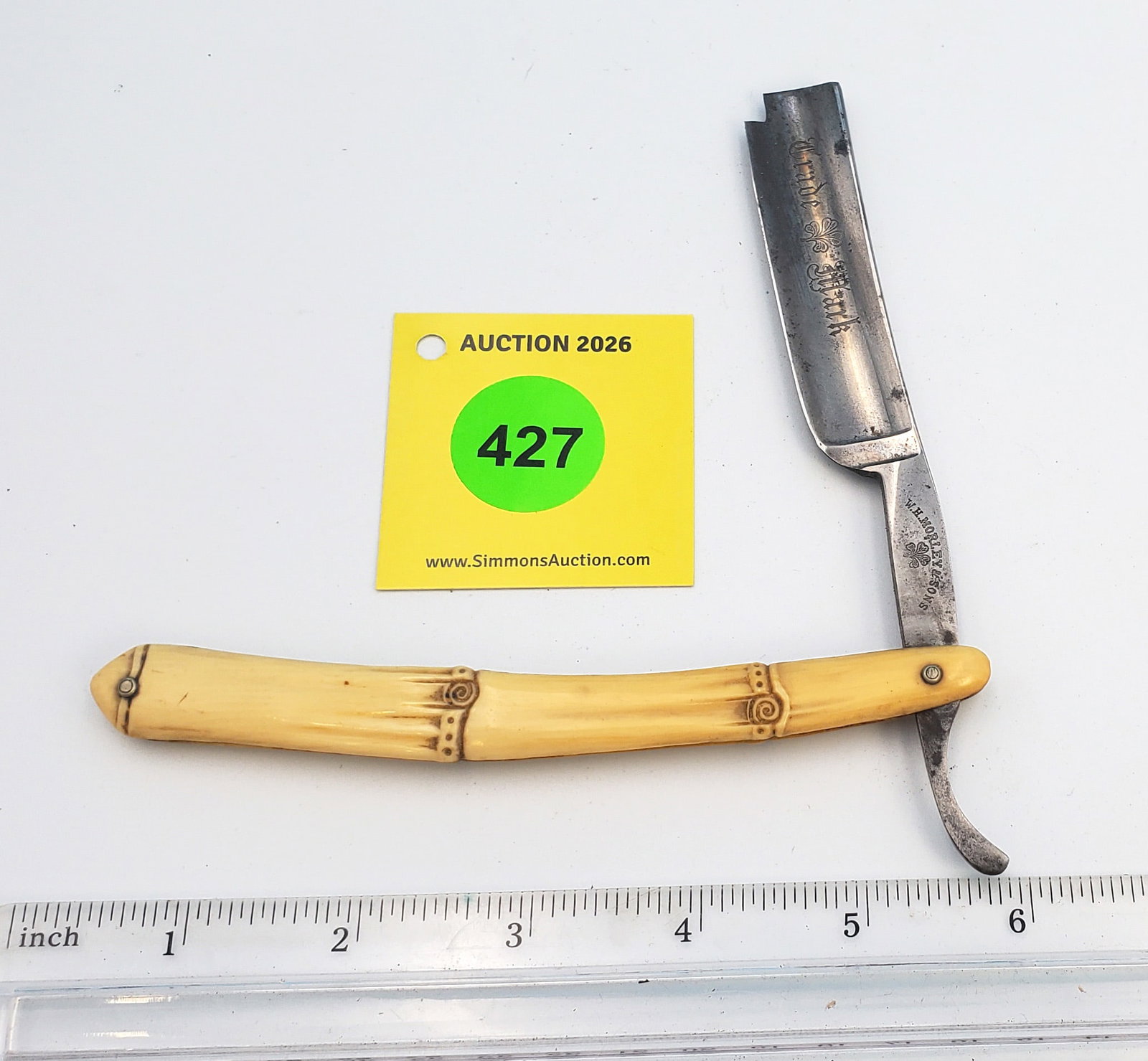 WH Morley +son, Chip out of blade (1 of 5)