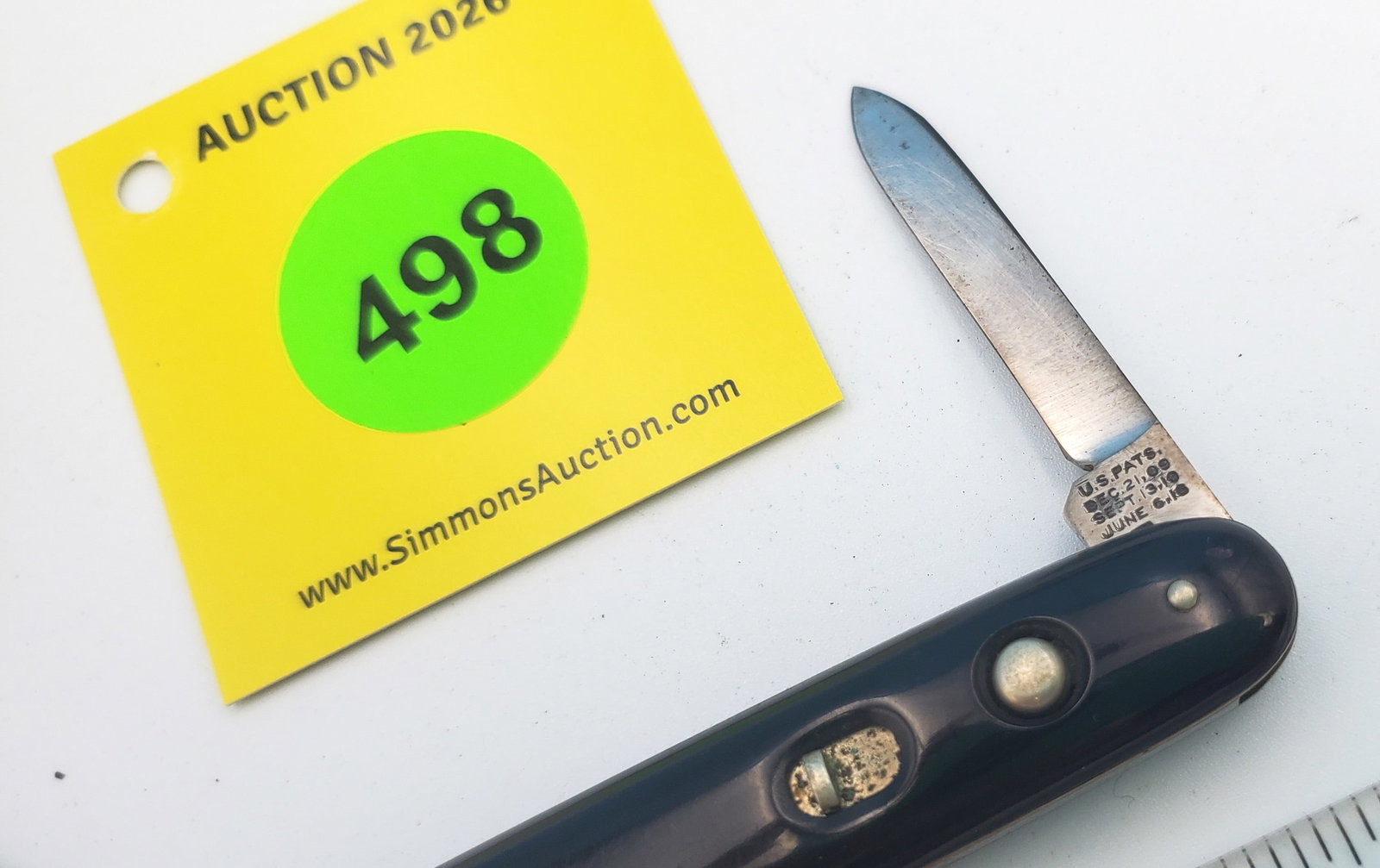 Push button , 2 Blade, Schrade Walden - 4