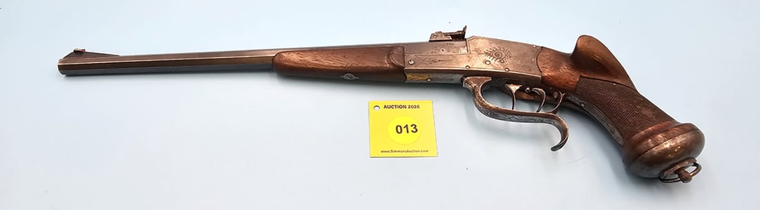 PISTOL: ID MORITZ LEITZIG, 22LR, S/S TARGET PISTOL: SN#:NSN (1 of 12)