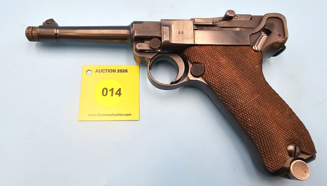 PISTOL: LUGER, 22LR, ˜COULD NOT LOCATE, SN#:1256 (1 of 9)