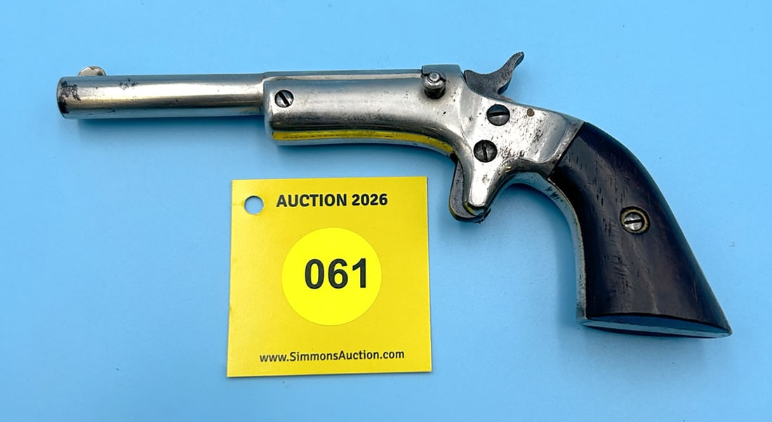 PISTOL: STEVENS A & T, 22, A & T CO. TIP UP POCKET PISTOL: SN#:8888 (1 of 4)