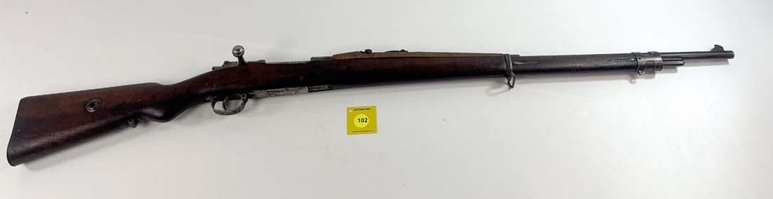 RIFLE: CZECH BRNO, 8mm MAUSER, "BRNO , BOLT ACTION, PUMP", SN#:E4608 (1 of 17)