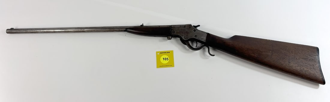RIFLE: J. STEVENS, 22 LR, "MARKSMAN, SINGLE SHOT", SN#:W830 (1 of 18)