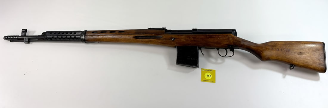 RIFLE: TOKAREV, 7.62x54R, SEMI-AUTOMATIC, SN#:3184 (1 of 20)